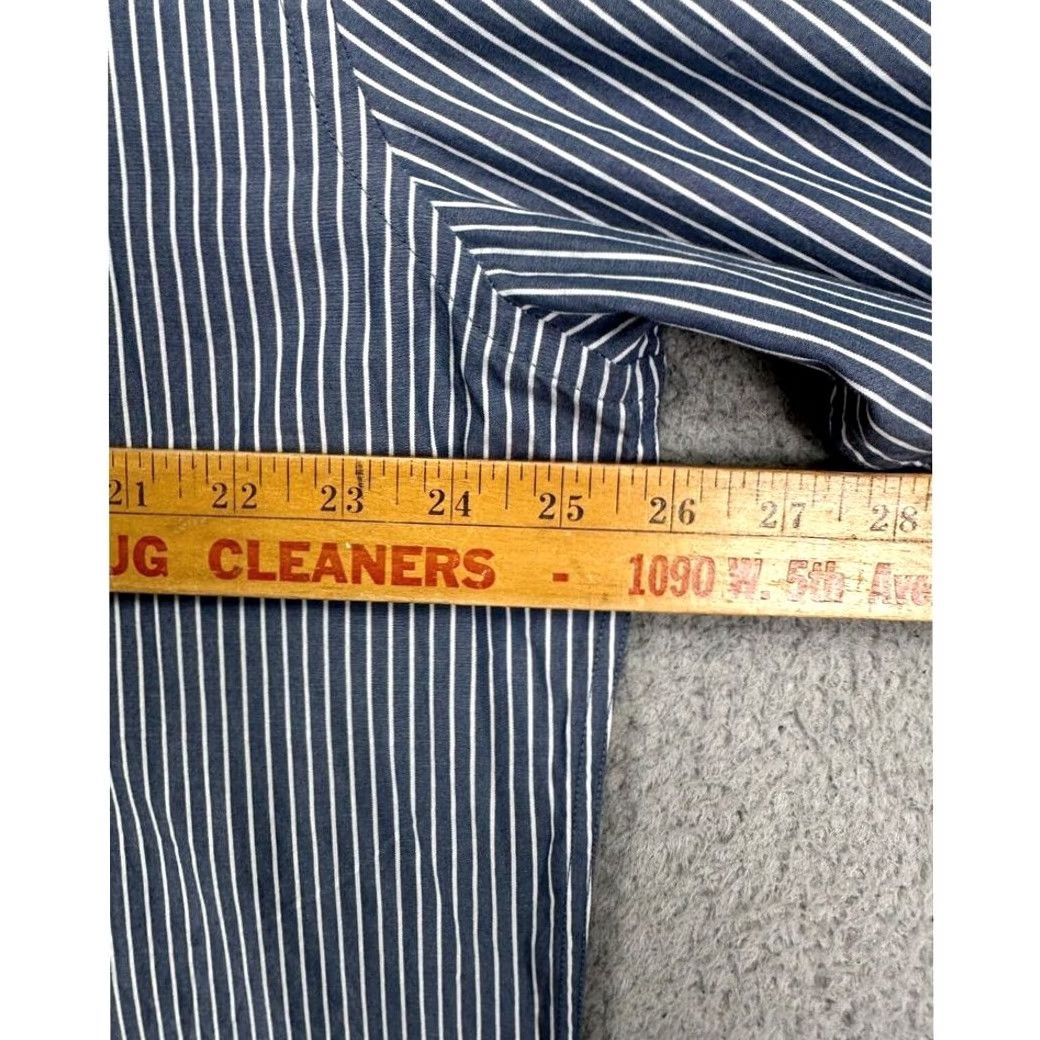Gap VINTAGE? No — Gap Button Up Shirt Mens 2XL Blue Pencil Striped Slim Fit Long Sleeve NEW Size US XXL / EU 58 / 5 - 7 Thumbnail