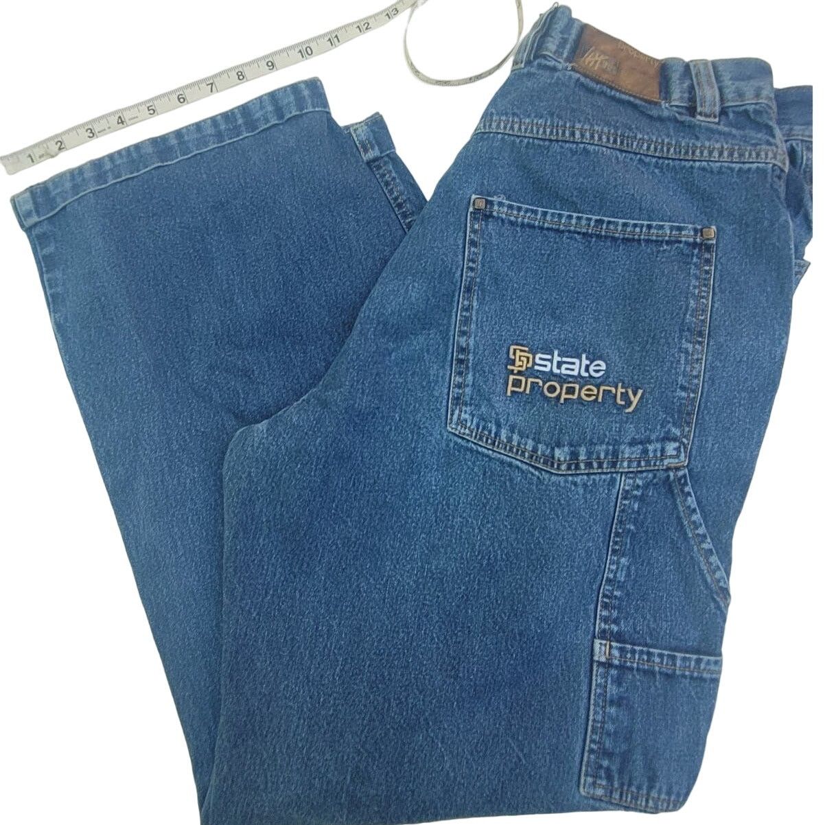 Image of State Property Carpenter Jeans Rocawear in Blue, Men's (Size 36)