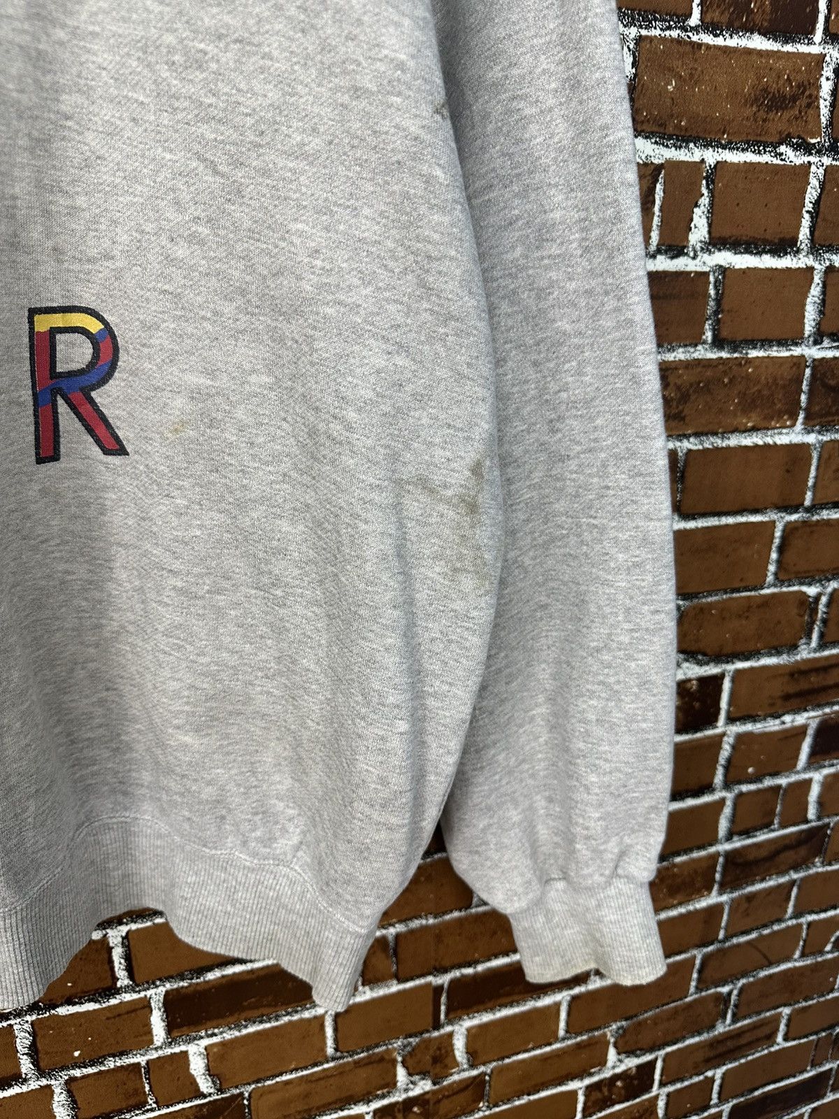 Nike Vintage 80s Nike Air Big Logo Crewneck Z357 Size US L / EU 52-54 / 3 - 4 Thumbnail