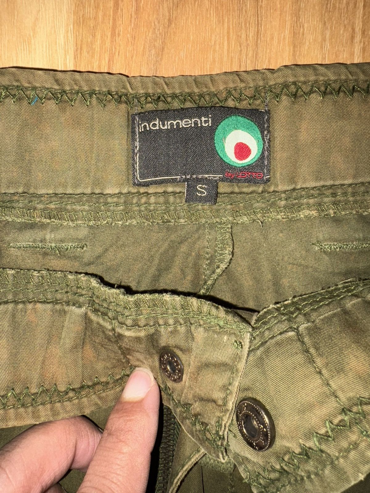 Lotto Sport Vintage Lotto Indumenti Technical Cargo Pants Olive Green Size US 32 / EU 48 - 7 Thumbnail