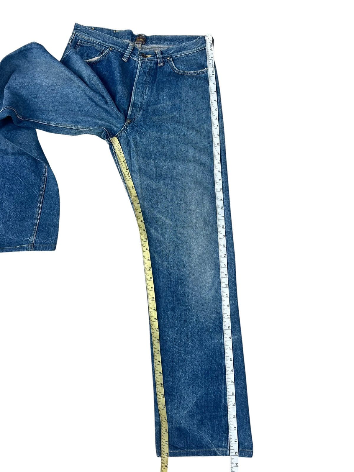 Lee Vintage 90s Lee Union Made Denim Lot 2101 WW2 Selvedge Jeans Size US 32 / EU 48 - 6 Thumbnail