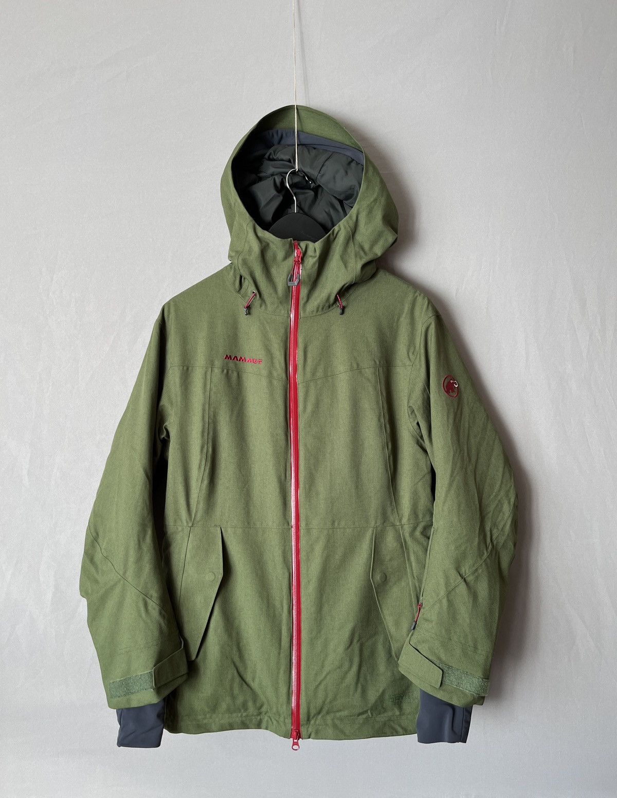 Mammut Niva HS Green DRYTech Hard Shell Premium Parka Jacket
