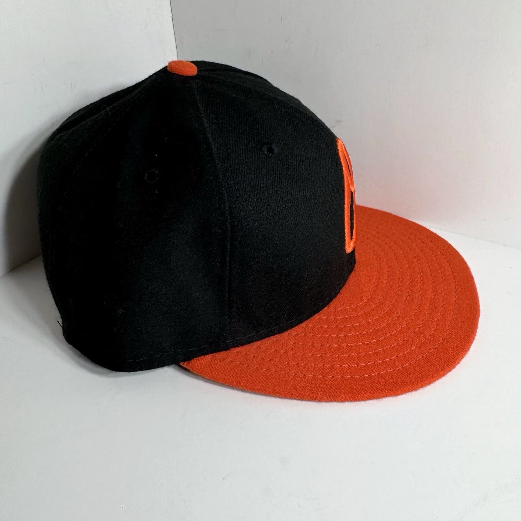 New Era New Era Baltimore Orioles O’s Fitted Hat Cap 7 1/8 On Field Authentic Cool Base Cap Mens Baseball Hat Size ONE SIZE - 6 Thumbnail