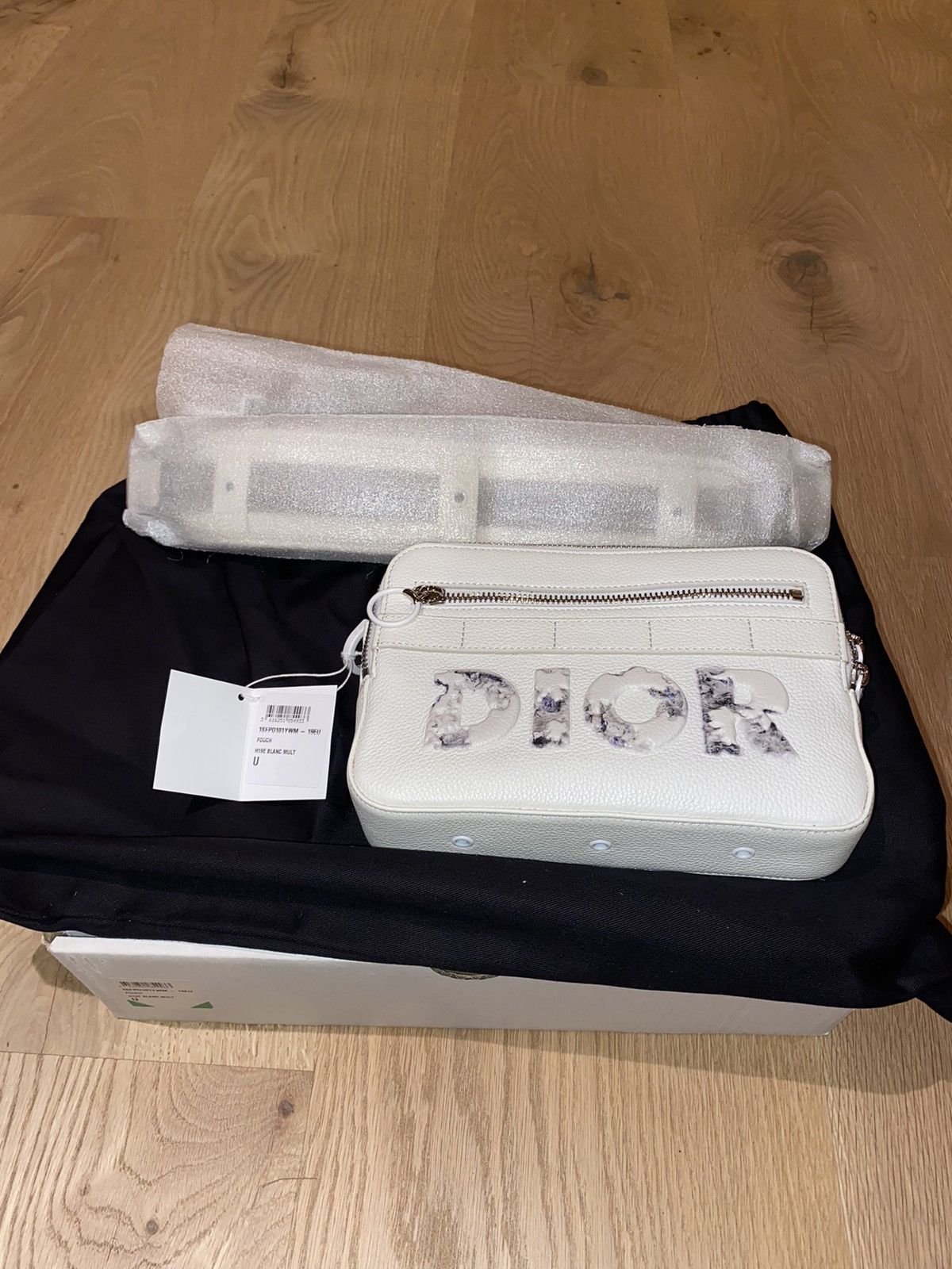 Daniel Arsham × Dior Dior x Daniel Arsham Saddle Pouch Calfskin Size ONE SIZE - 3 Thumbnail