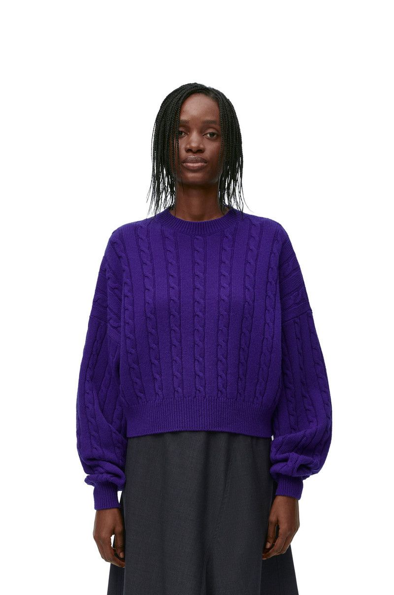 Loewe o1in1g0426 Sweater in Purple Size XL / US 12-14 / IT 48-50 - 3 Thumbnail