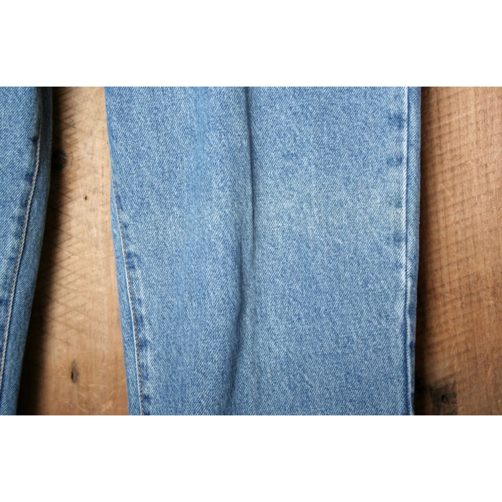 Calvin Klein VINTAGE Calvin Klein Jeans Blue Double Stone Wash Tapered Leg High Rise Sz. 14 Size 24" / US 00 / IT 34 - 3 Thumbnail