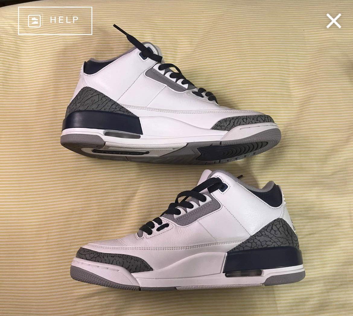 Jordan Brand × Nike Air Jordan 3 Retro Midnight Navy Size US 9.5 / EU 42-43 - 5 Thumbnail