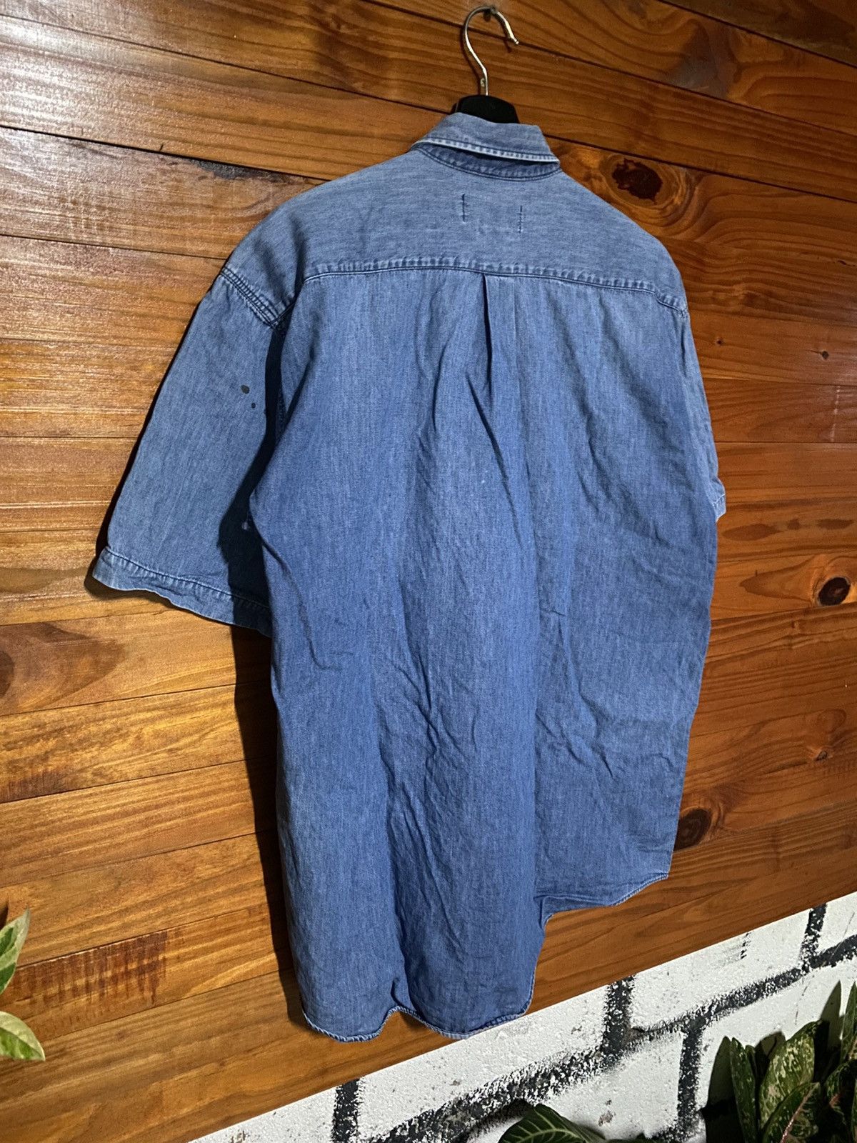 Polo Ralph Lauren Polo by Ralph Lauren Denim Short Sleeve Shirt | Classic Blue Size US L / EU 52-54 / 3 - 12 Thumbnail