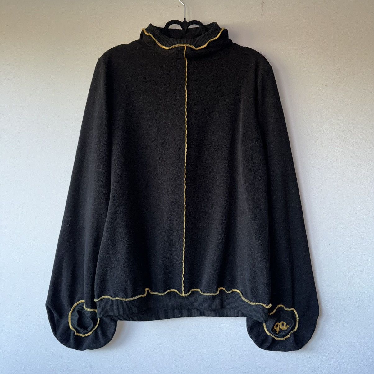 Vintage Vintage Cop Copine Fleece Hoodie Avant Garde Sweatshirt Size M / US 6-8 / IT 42-44 - 3 Thumbnail