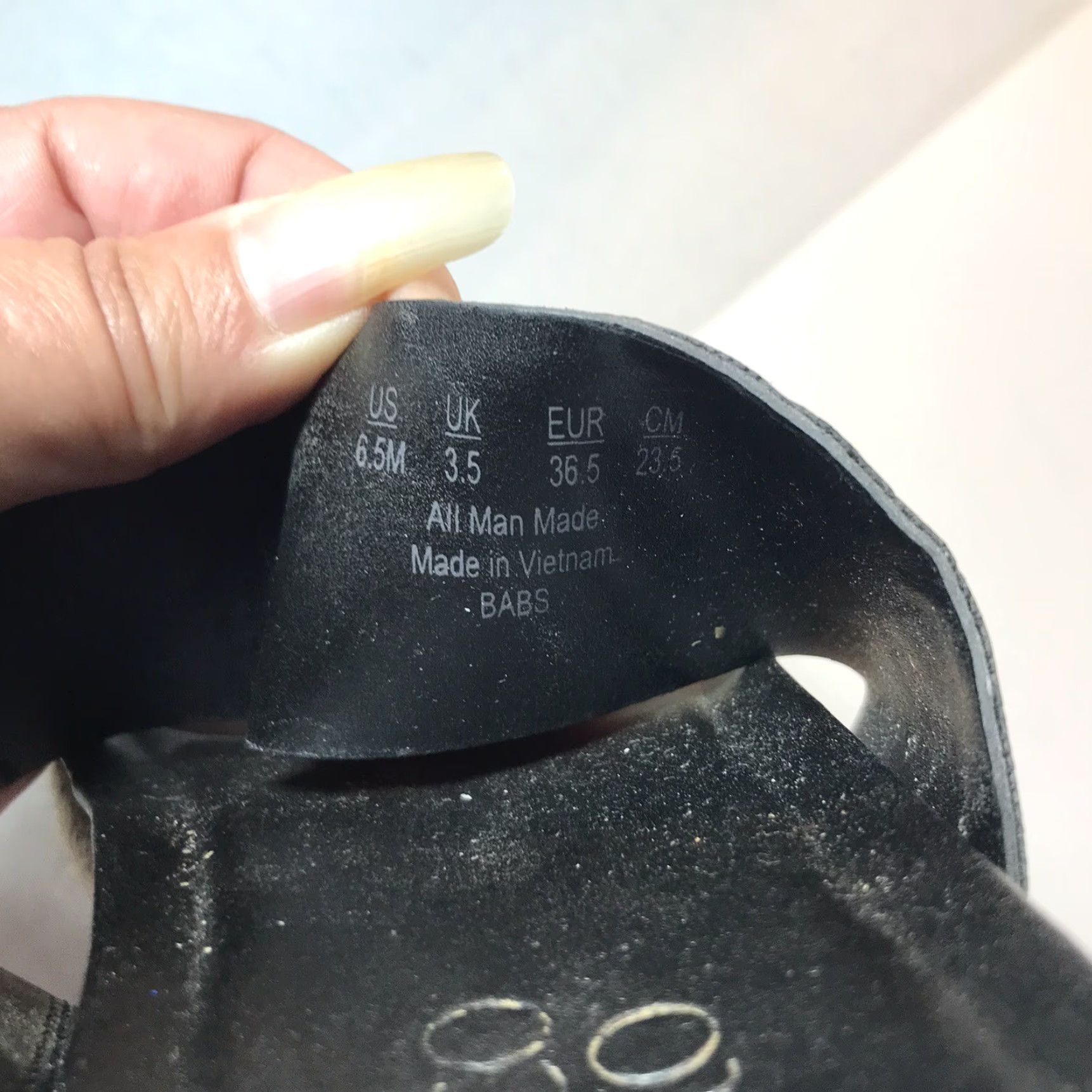 Franco Sarto VINTAGE Franco Sarto Babs Slides Womens Size 6.5M Black Faux Snakeskin Casual Slip-On Sandal Size US 6.5 / IT 36.5 - 5 Thumbnail