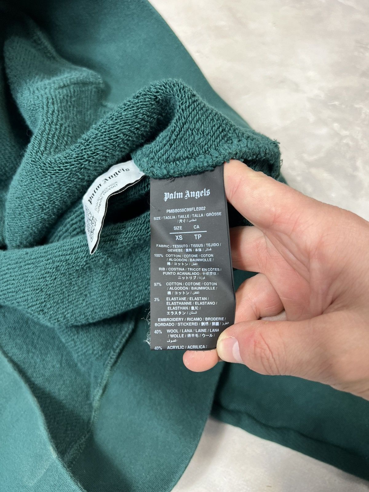 Palm Angels Palm Angels Crocodile Hoodie Size M / US 6-8 / IT 42-44 - 6 Thumbnail