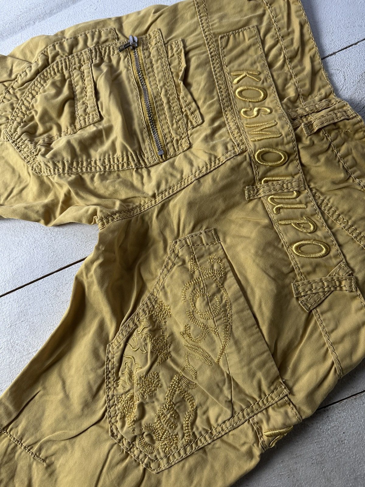 Other 🚨RARE COSMO LUPO BIG LOGO CARGO SHORTS Y2K VINTAGE Size US 34 / EU 50 - 6 Thumbnail
