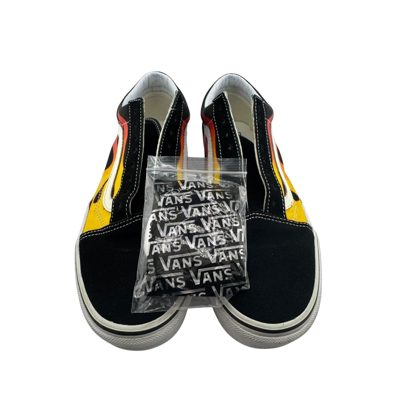 Vans Vans Old Skool Flame Shoes Black Red & Yellow Flames 9/10.5 Size US 9 / EU 42 - 2 Thumbnail