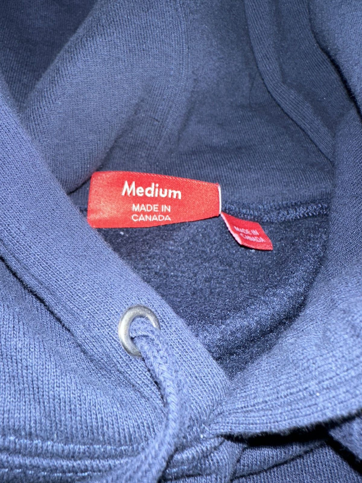 Supreme Supreme Bling Box Logo Hooded Sweatshirt Navy New Size US M / EU 48-50 / 2 - 6 Thumbnail
