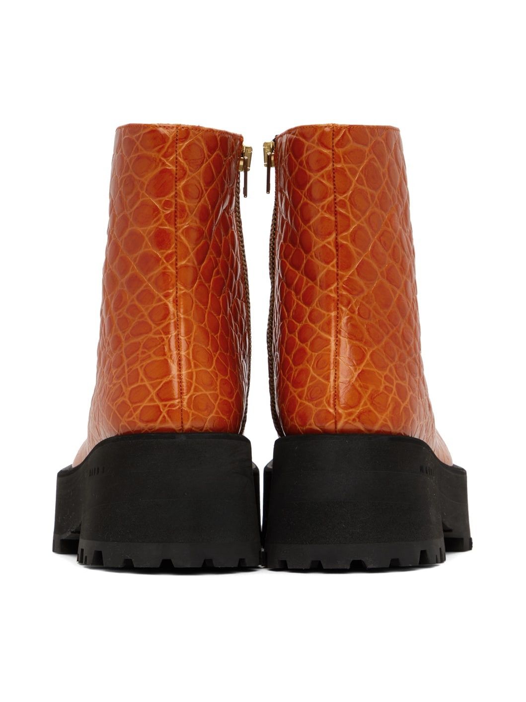 Marni o1y1025 Ankle Boots in Orange Size US 5 / IT 35 - 4 Thumbnail