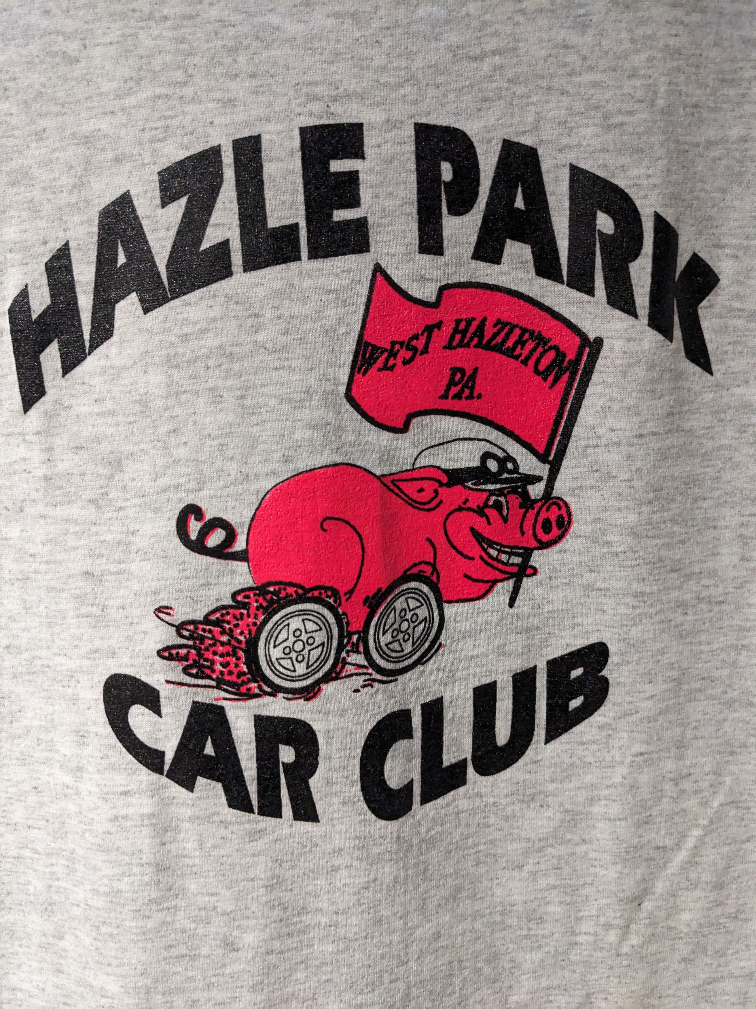 Vintage Vintage 90s Hazel Park Car Club Pennsylvania T-Shirt Size US L / EU 52-54 / 3 - 2 Thumbnail