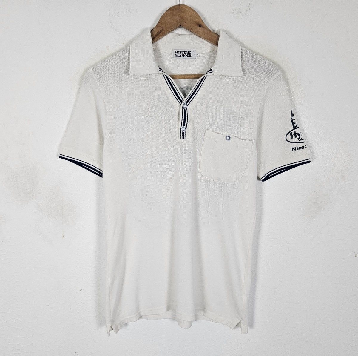 Hysteric Glamour Hysteric Glamour Nice & Sleazy Polo Shirt Size US S / EU 44-46 / 1 - 3 Thumbnail