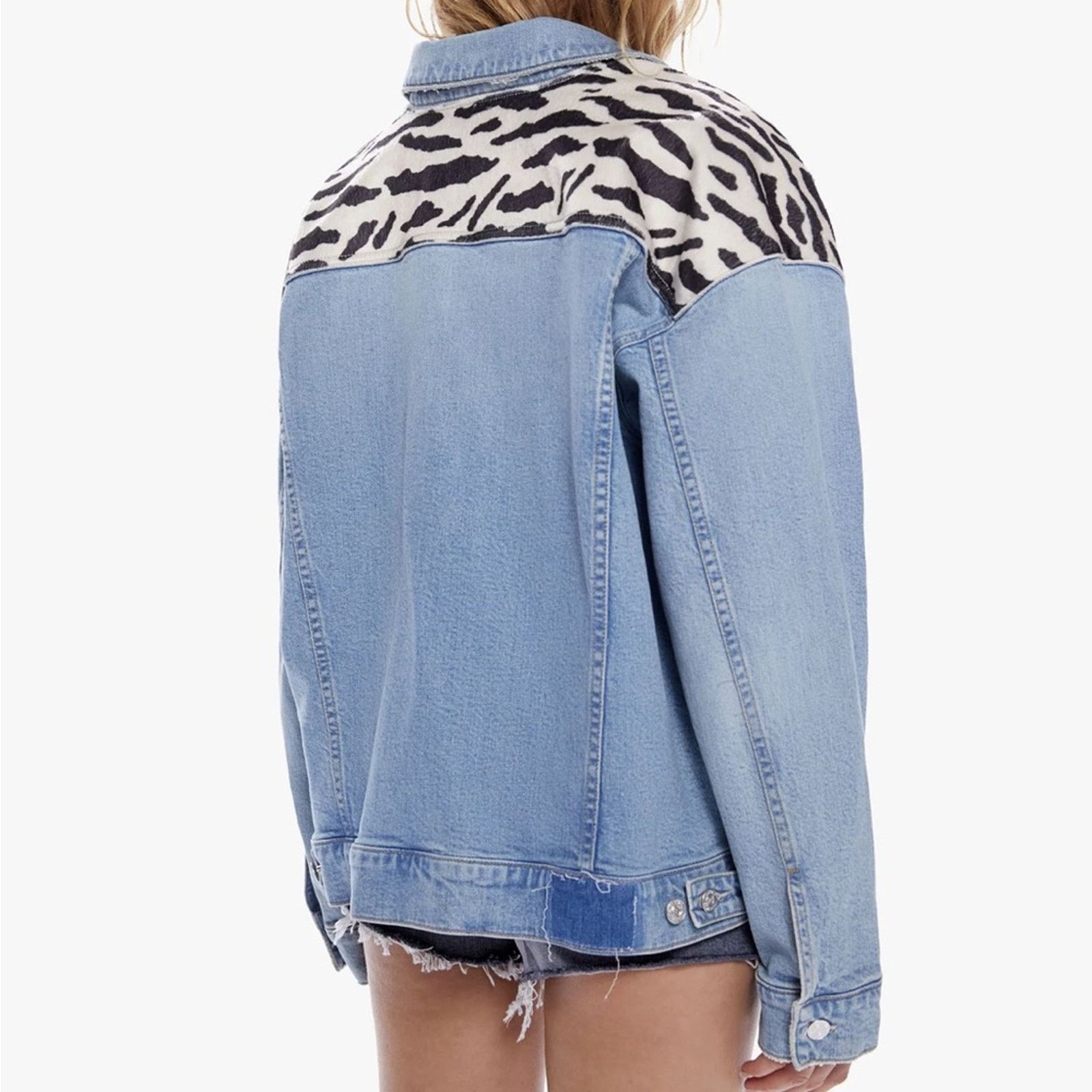 MOTHER MOTHER The Drop It Drifter Denim Jacket Size L Size L / US 10 / IT 46 - 2 Thumbnail