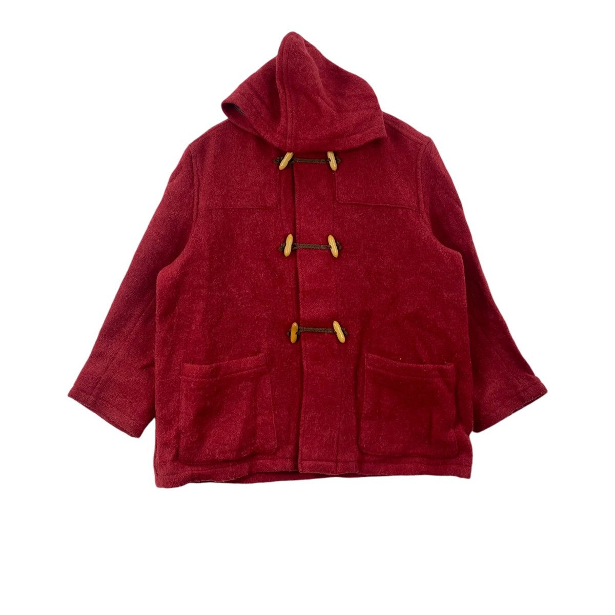 45rpm Vintage 45 RPM STUDIO Japanese Brand Red Hooded Duffle Size US XXL / EU 58 / 5 - 1 Thumbnail