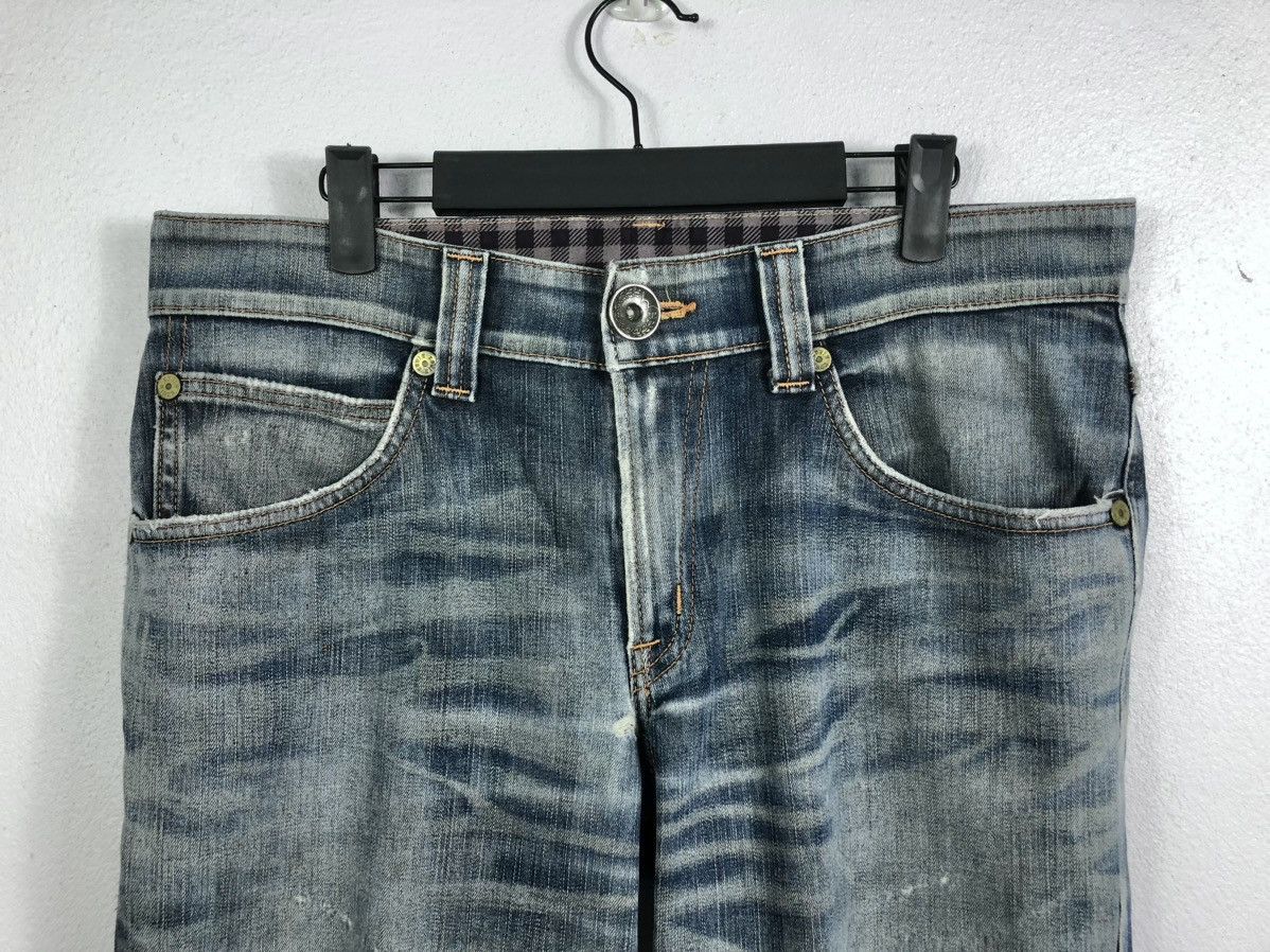Edwin Rare Vintage Edwin 503 Blue Trip Flare Jeans Size US 32 / EU 48 - 2 Thumbnail