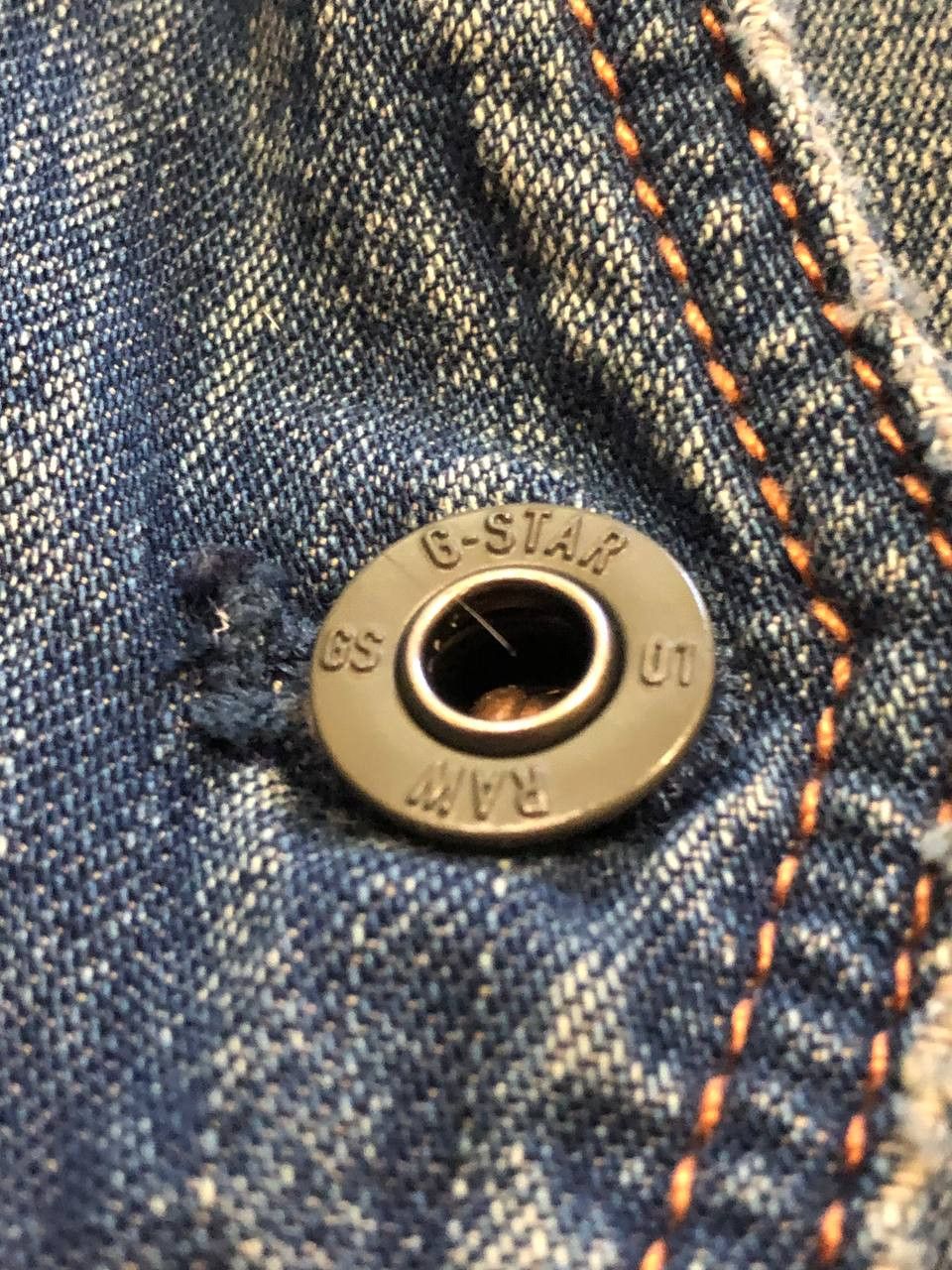 G-Star vintage jacket denim blue Y2K G-Star Raw logo Streetwear Size US XS / EU 42 / 0 - 5 Thumbnail