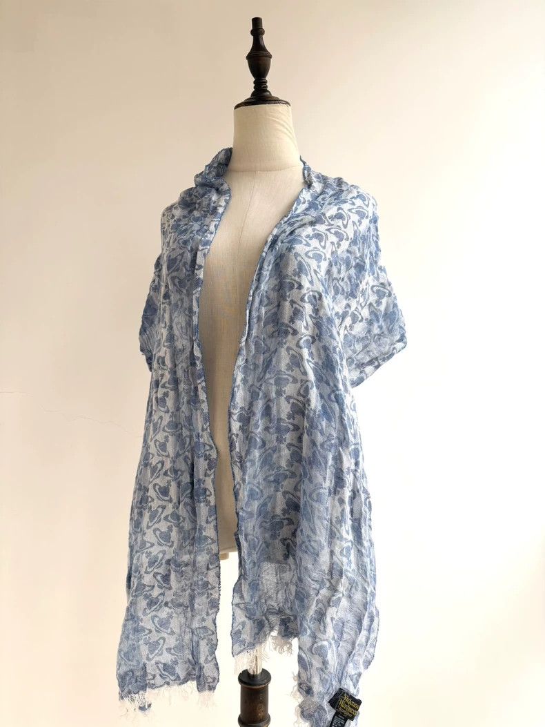 Vivienne Westwood Vivienne Westwood Saturn full moon scarf Size ONE SIZE - 3 Thumbnail