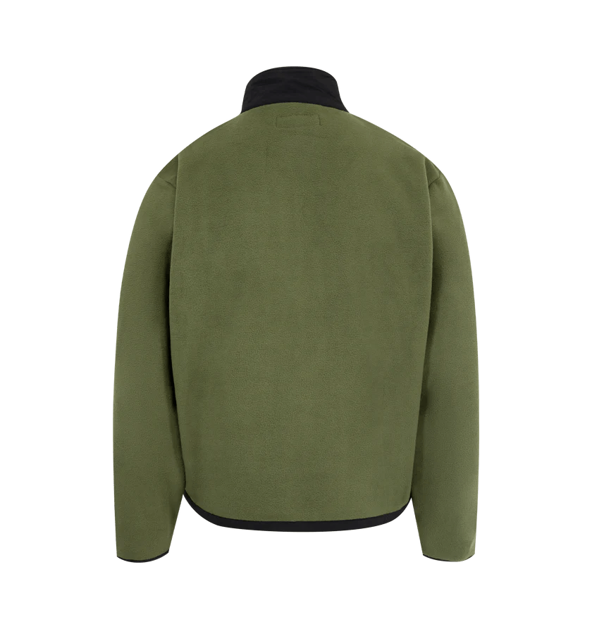 Sinclair Global o1h1sh10525 Cargo Pocket Fleece Jacket in Olive Green Size US S / EU 44-46 / 1 - 2 Thumbnail