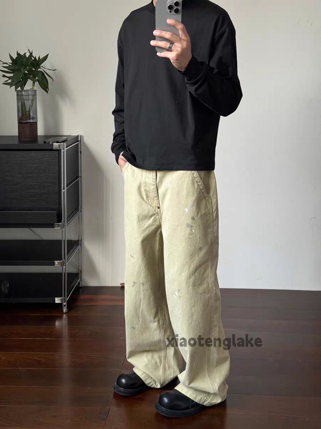 Designer × Vintage washed faded outdoor skate hiphop paint work pants Size US 28 / EU 44 - 1 Thumbnail