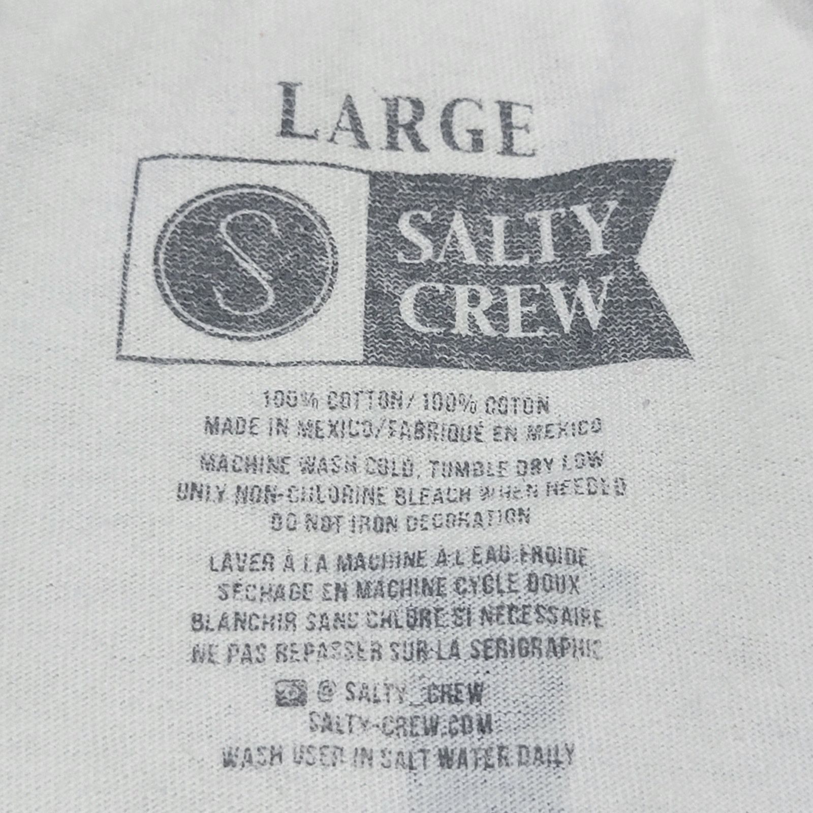 Other Salty Crew LS Unisex Fishing Tee "Chasing Tail" - Size Large Size US L / EU 52-54 / 3 - 8 Thumbnail