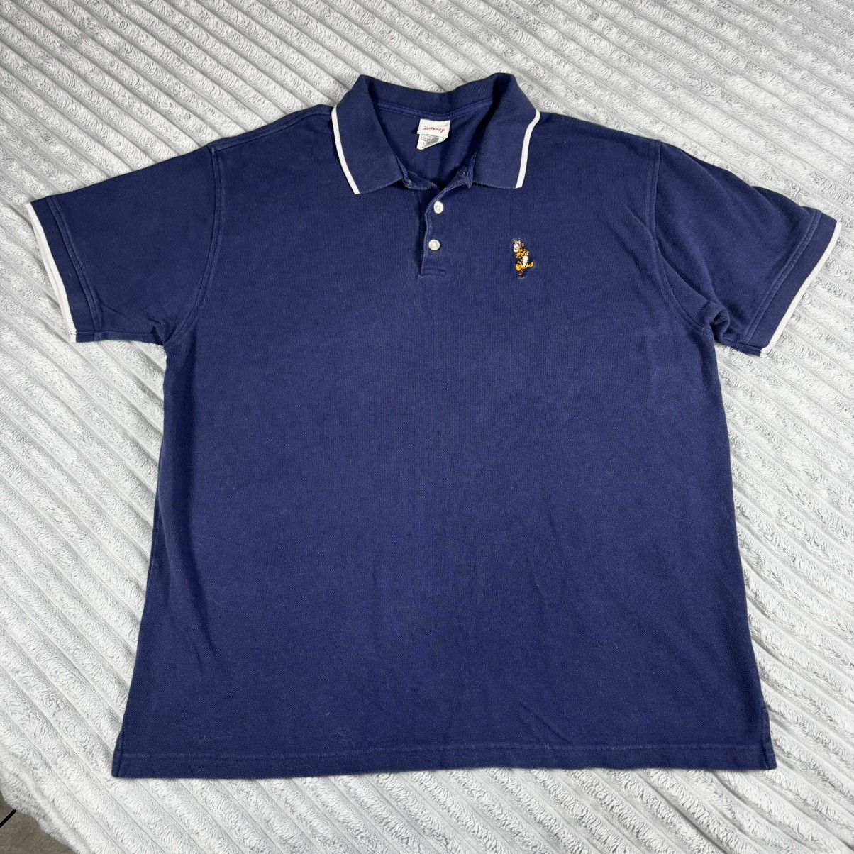 Disney The Disney Store Men’s XL Tigger Vintage Navy Blue Polo Size US XL / EU 56 / 4 - 1 Thumbnail