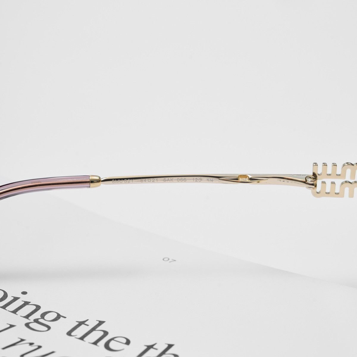 Miu Miu MIU MIU 0MU 52YS 5AK06S SUNGLASSES Size ONE SIZE - 5 Thumbnail