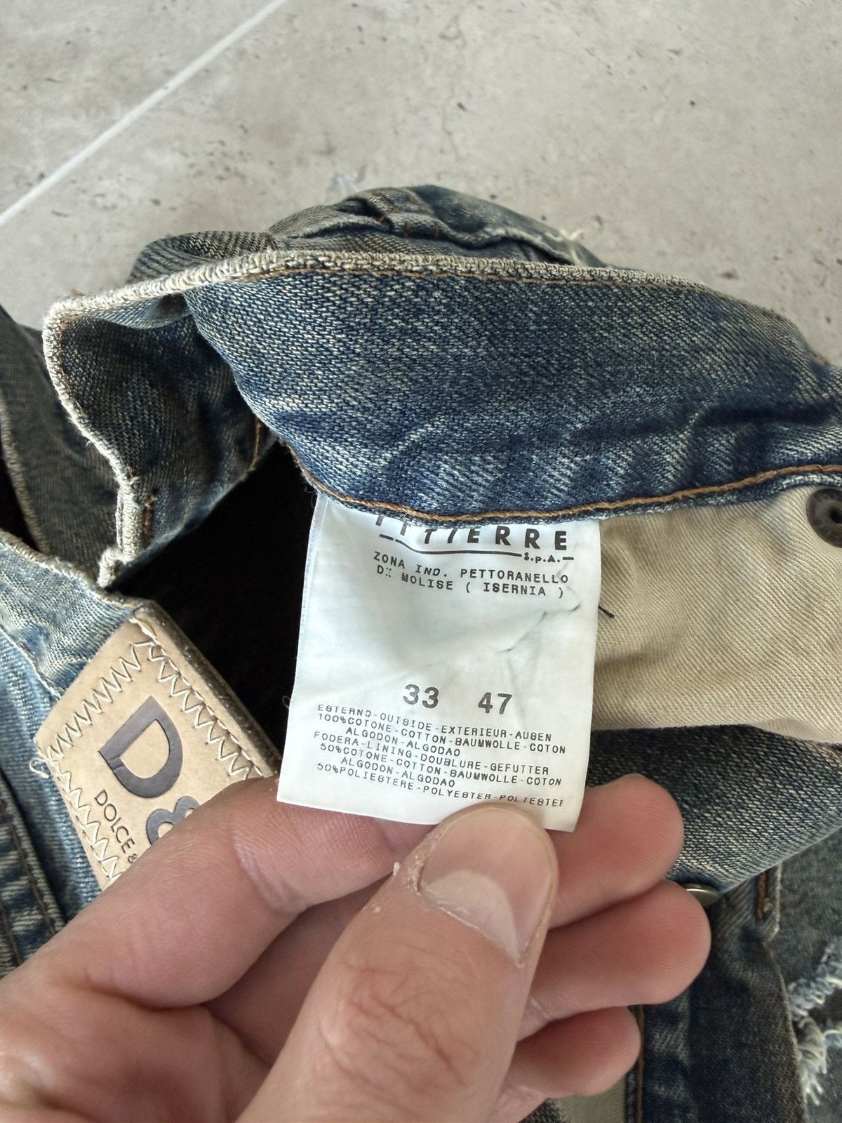 Dolce & Gabbana Dolce Gabbana Washed Distressed Crash Denim Size US 32 / EU 48 - 6 Thumbnail