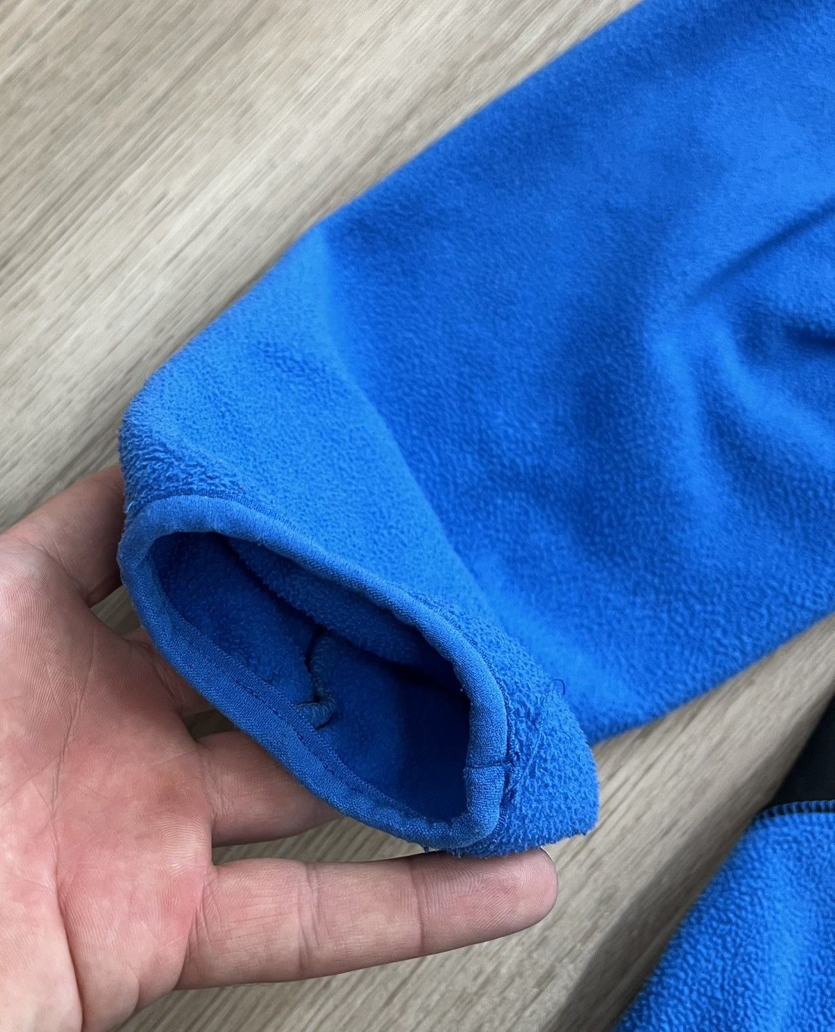 Nike × Vintage Vintage Nike Therma - Fit 1/3 Zip Fleece Pullover Size US L / EU 52-54 / 3 - 3 Thumbnail