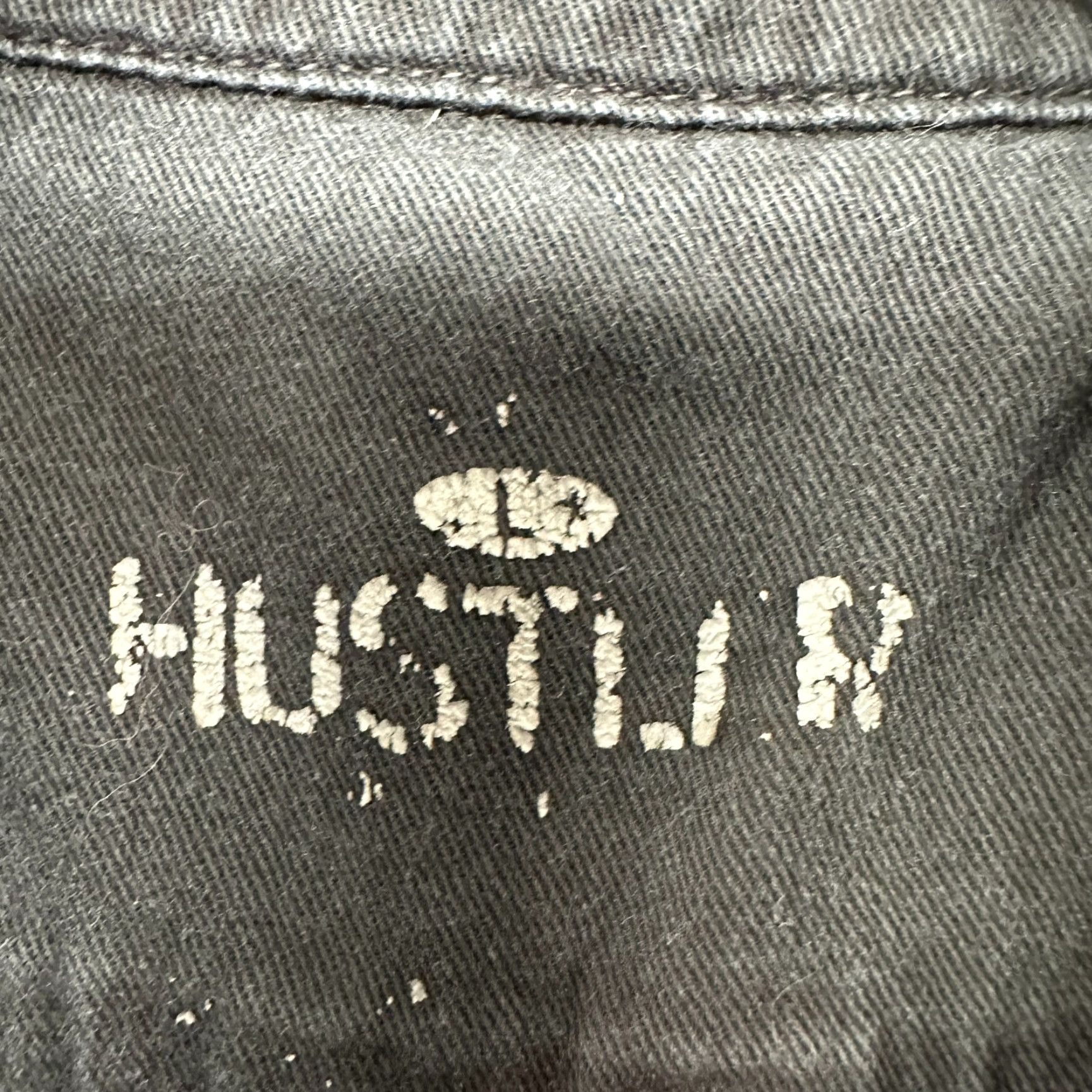 Vintage VINTAGE Hustler Shirt Mens L Black Long Sleeve Button-Down Cotton Hollywood Y2K 90s Logo Workwear Size US L / EU 52-54 / 3 - 4 Thumbnail
