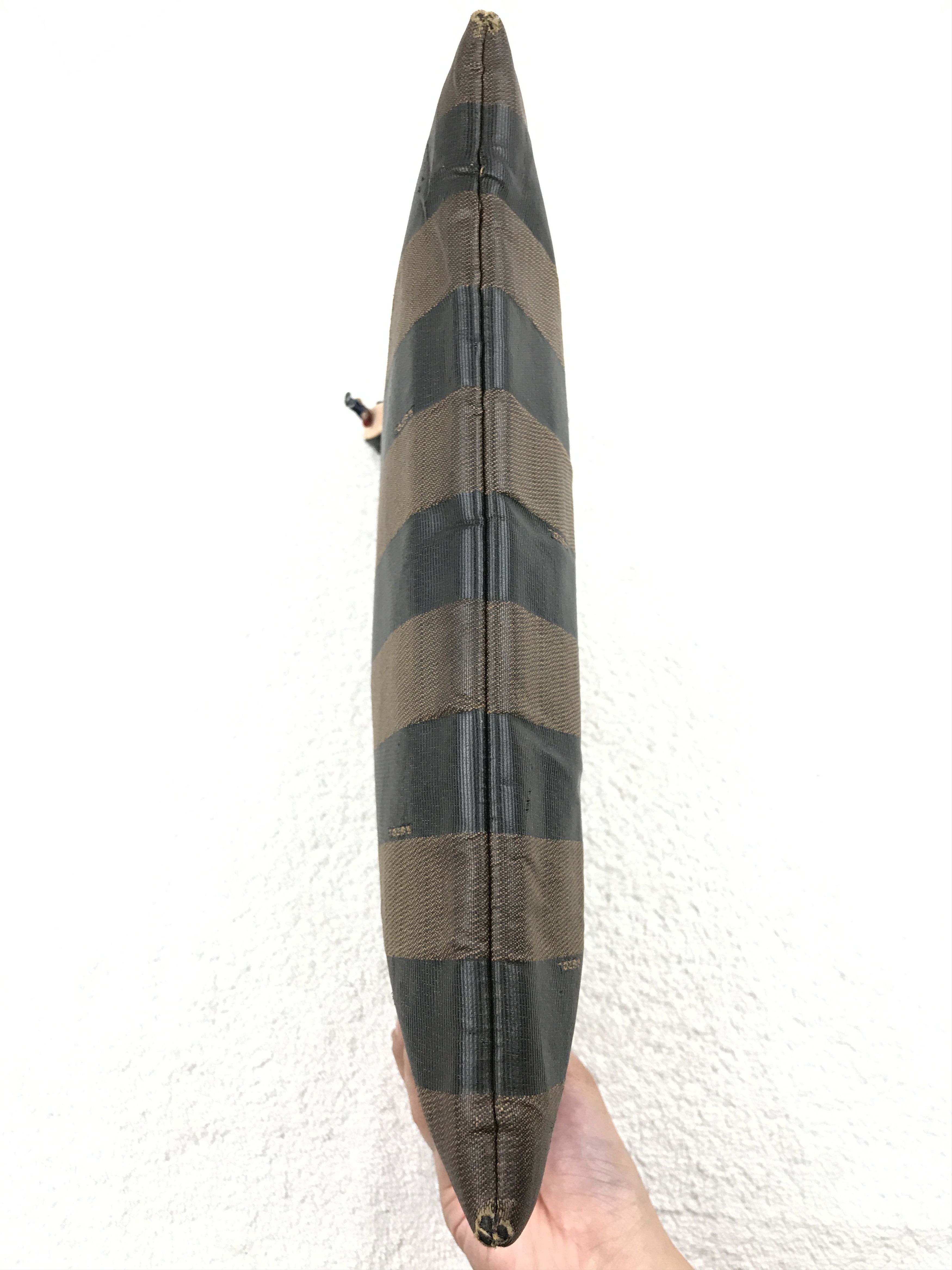 Fendi Vintage Fendi Pequin Striped Clutch Bag Size ONE SIZE - 5 Thumbnail