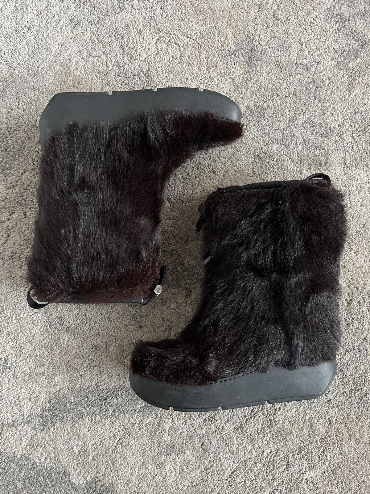 Prada Prada F/W98 fur boots Size US 7 / IT 37 - 1 Thumbnail
