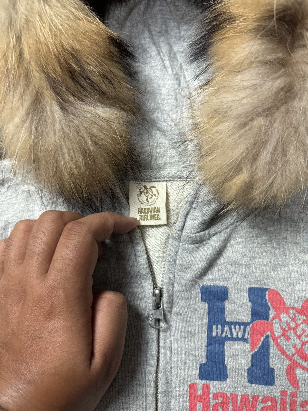 Hysteric Glamour × Japanese Brand × Le Grande Bleu (L.G.B.) Fur Hoodie Aloha Style Size US S / EU 44-46 / 1 - 5 Thumbnail