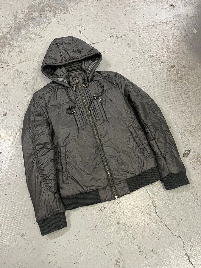 Dolce & Gabbana 2000s Dolce & Gabbana Grey Puffer Bomber Jacket Size US S / EU 44-46 / 1 - 4 Thumbnail