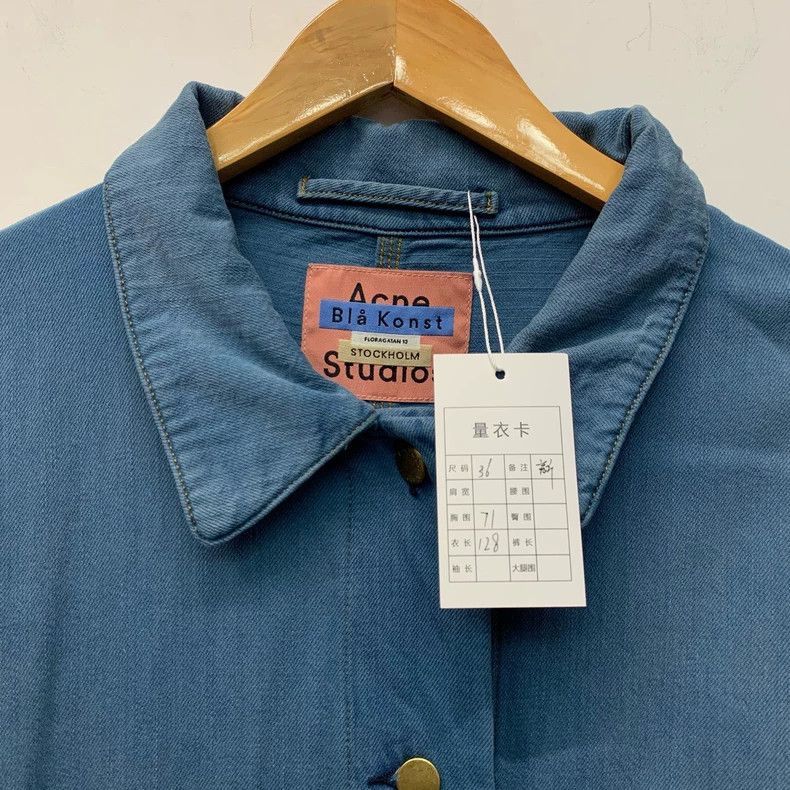Acne Studios acne studios size:36 Denim long coat 2504-Nextarrow Size US S / EU 44-46 / 1 - 3 Thumbnail