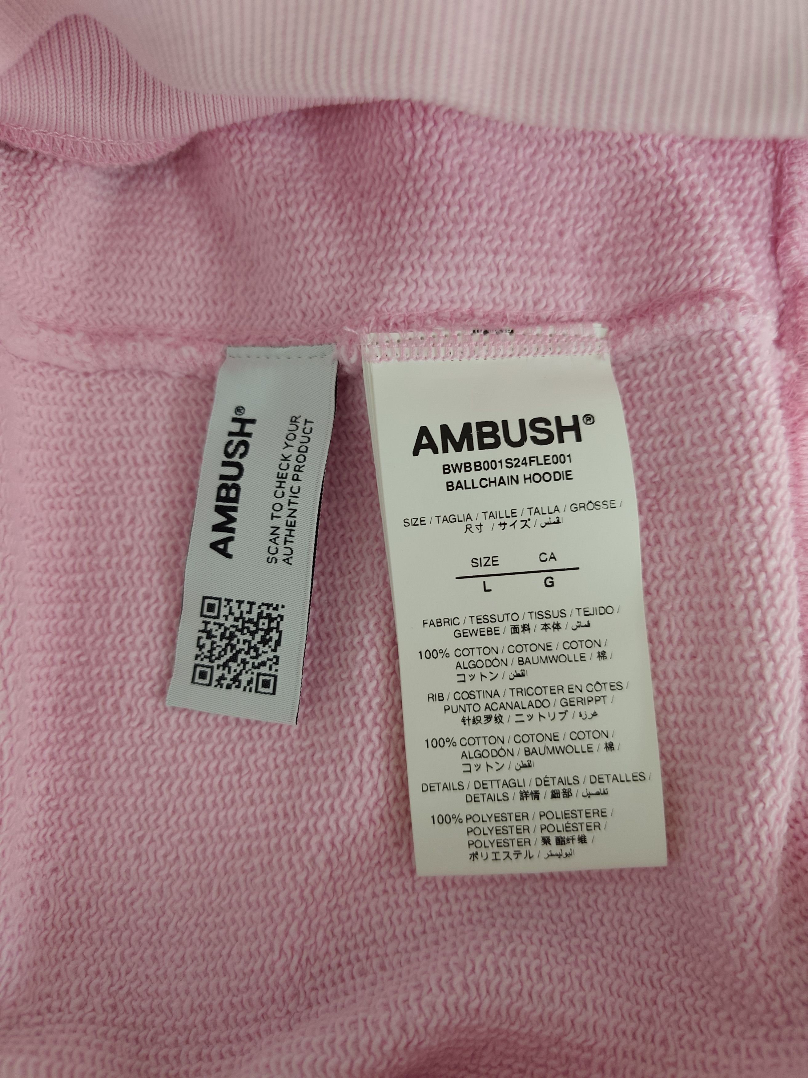 Ambush Design Ambush "Ballchain Hoodie" Size L / US 10 / IT 46 - 9 Thumbnail