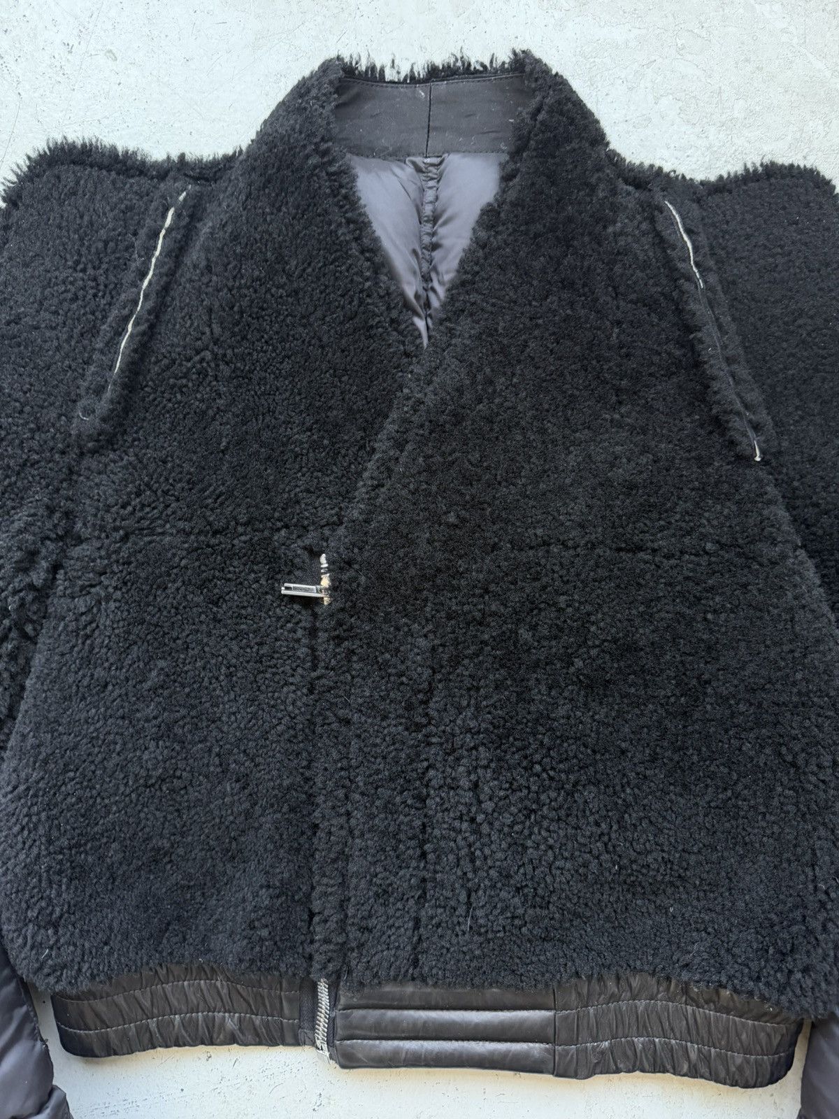 Rick Owens Rick Owens FW19 LARRY Runway Cropped Zionic down coat Size US S / EU 44-46 / 1 - 3 Thumbnail