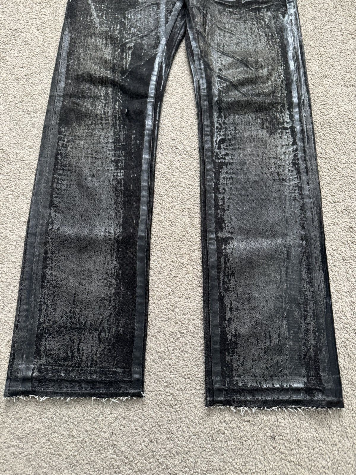 Dior AW08 Dior Homme “Luster” Black Waxed Size US 30 / EU 46 - 13 Thumbnail