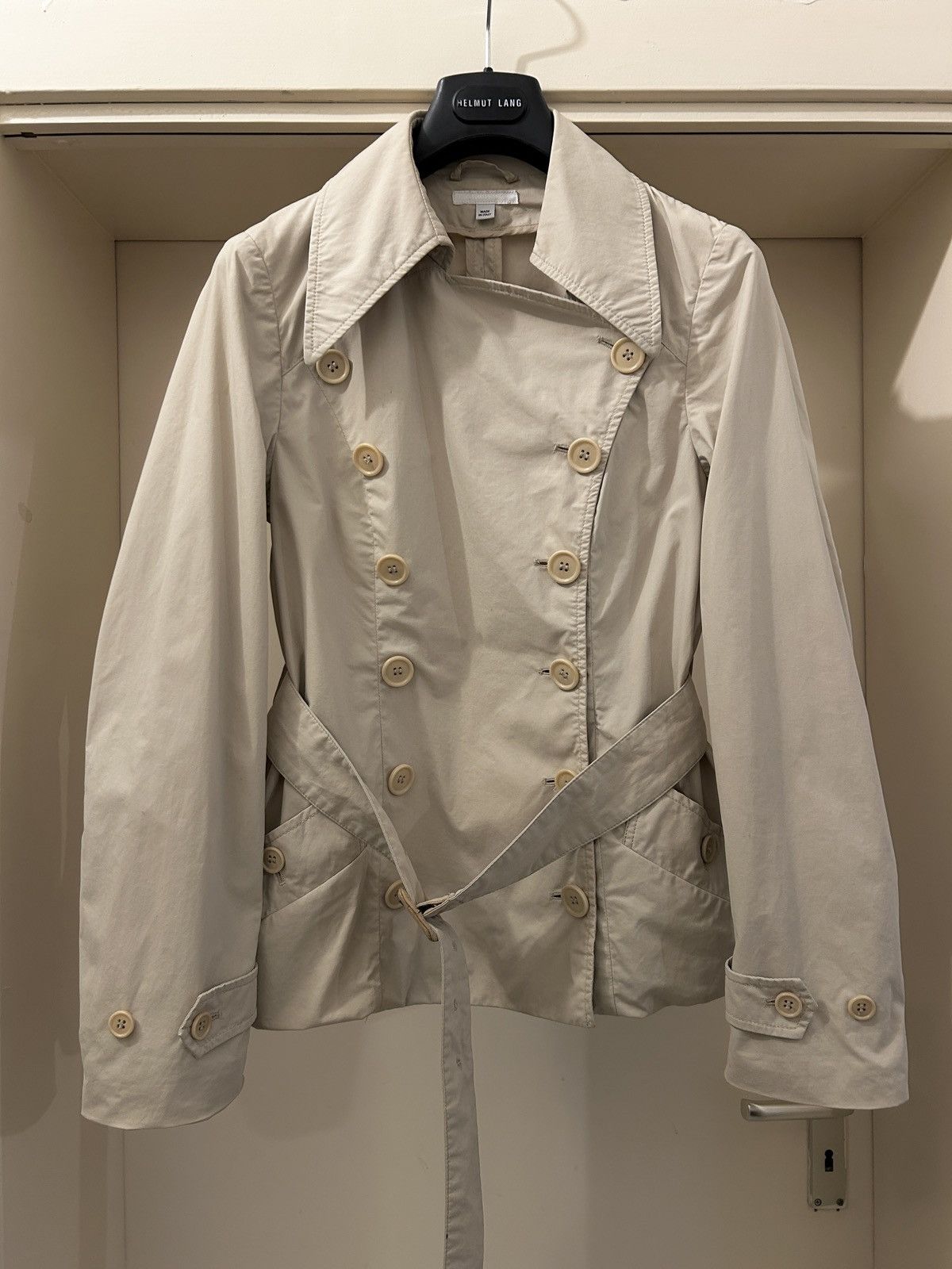 Helmut Lang Helmut Lang AW 2004 double breasted short coat Size M / US 6-8 / IT 42-44 - 1 Thumbnail