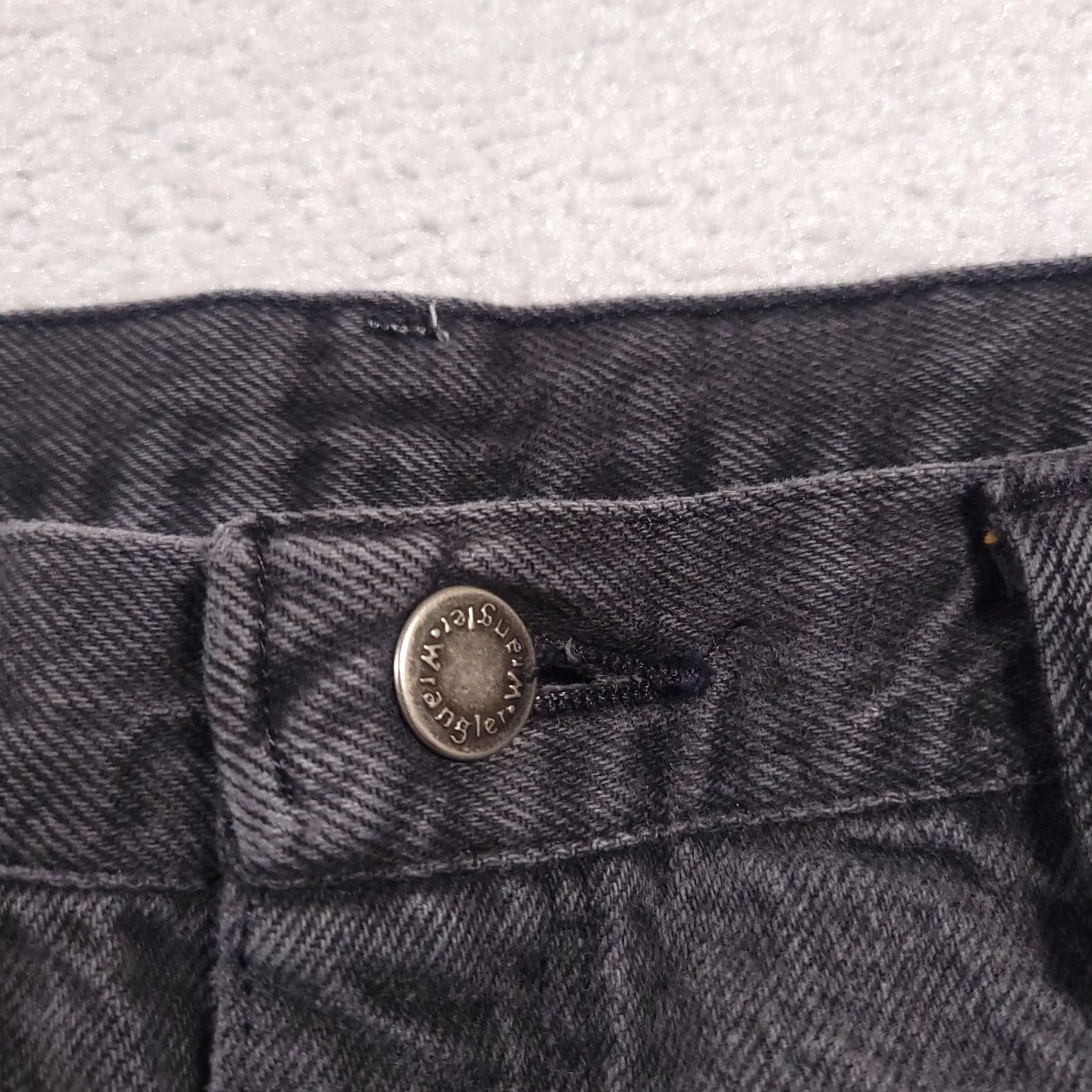 Wrangler VINTAGE Wrangler Jeans Mens 38X30 Black Mid Rise Denim Made In USA Jeans Mens Black 5-Pocket Cowboy USA Wrangler Size US 38 / EU 54 - 4 Thumbnail