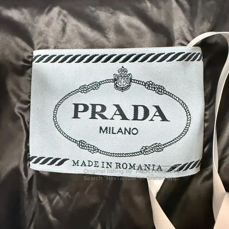 Prada Prada Black Cropped Down Jacket for Women. Size M / US 6-8 / IT 42-44 - 6 Thumbnail