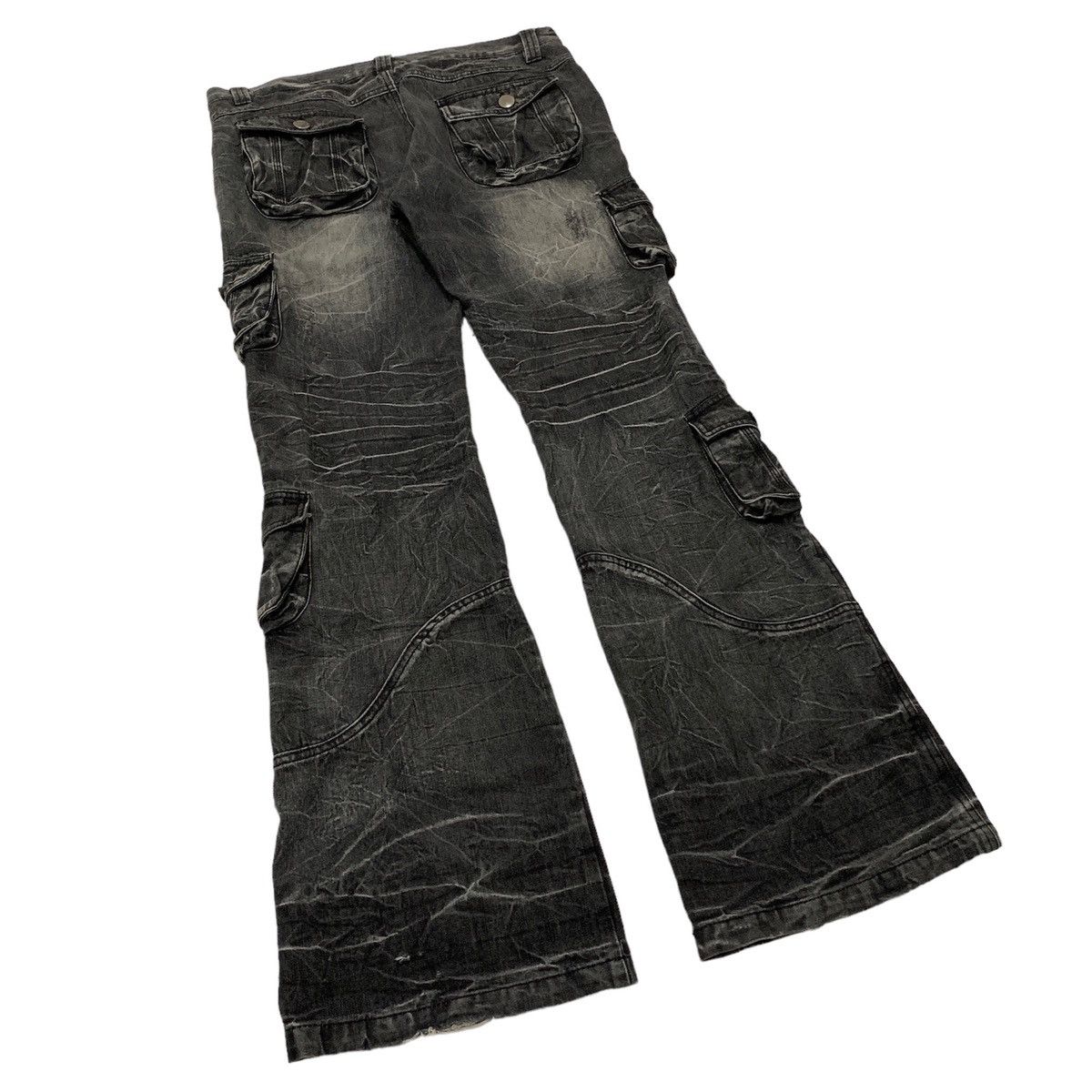 If Six Was Nine Toplsm Multipocket Bondage Distressed Jeans Size US 36 / EU 52 - 5 Thumbnail