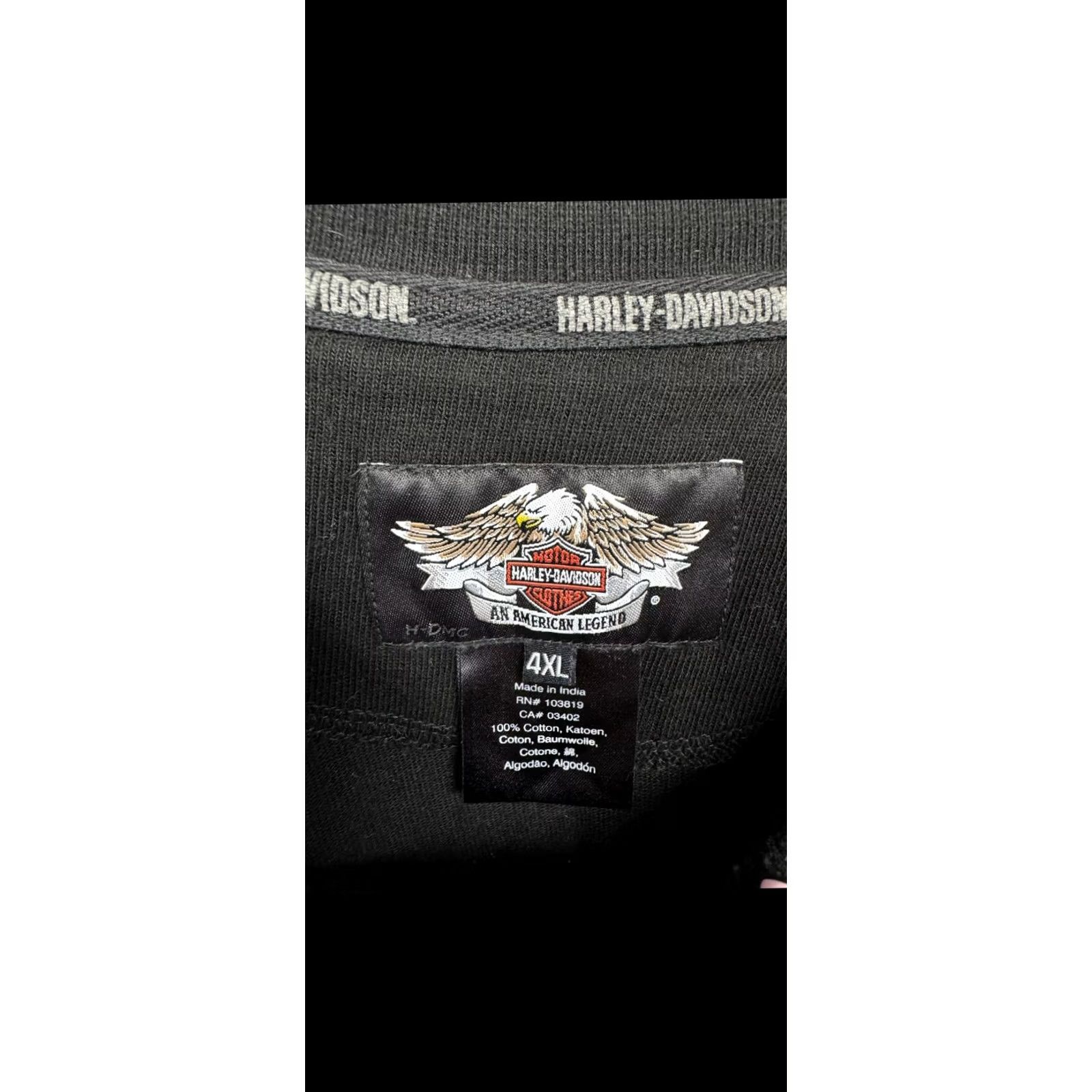 Harley Davidson Harley-Davidson Mens Big Logo Sweatshirt 4XL Sweatshirt Mens Black Logo 90s Motorcycle Biker Mens Size US XXL / EU 58 / 5 - 4 Thumbnail