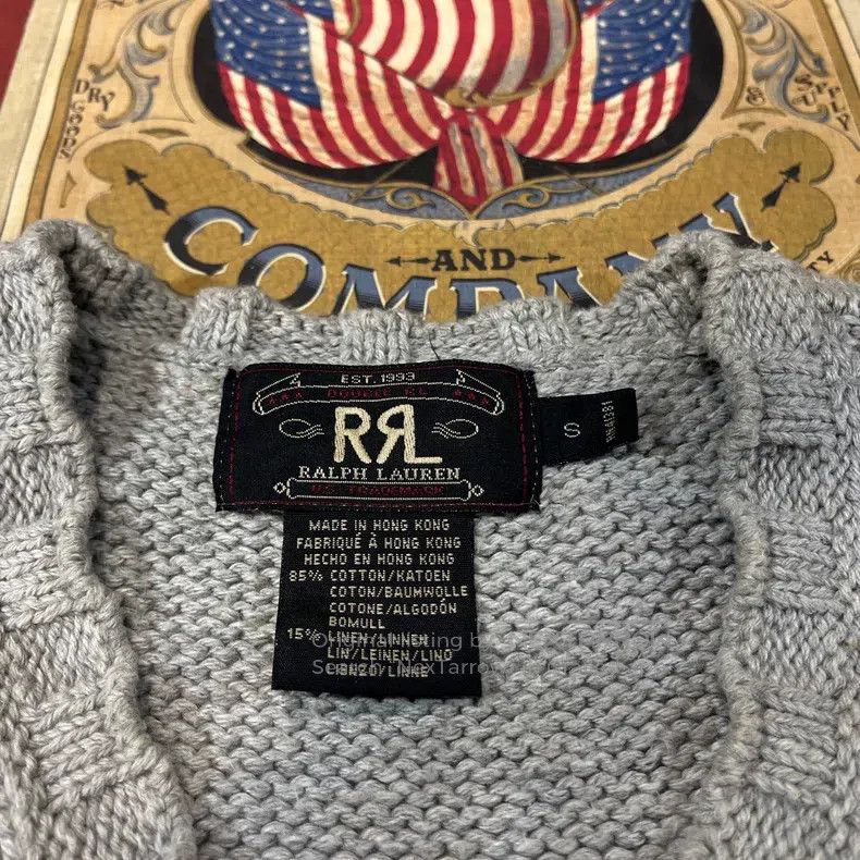 RRL Ralph Lauren RRL Ralph Lauren Cotton and Linen Blend Knit Vest Size US S / EU 44-46 / 1 - 4 Thumbnail