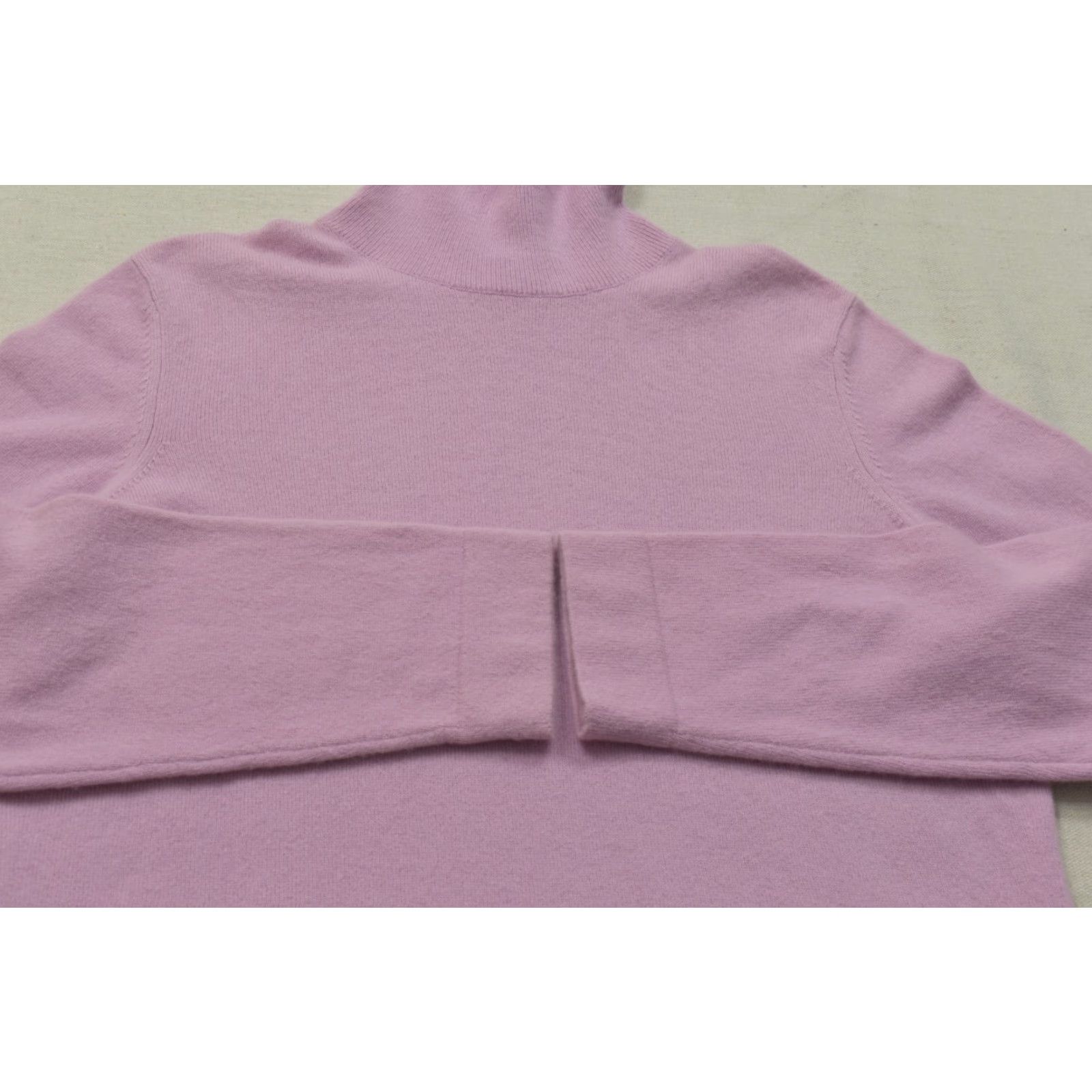 Ann Taylor Ann Taylor Petites Cashmere Sweater Womens XL Pink Turtleneck Long Sleeve Pullover Pullover Size XL / US 12-14 / IT 48-50 - 6 Thumbnail