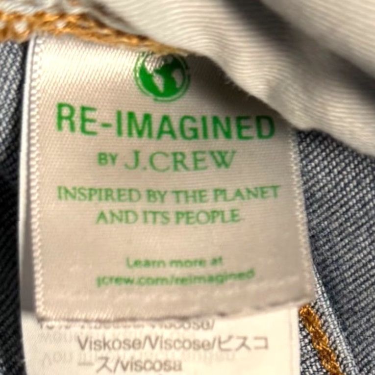 J.Crew J. Crew High Rise Skinny Jeans Button Fly Raw Hem 31x25 Denim Blue Women Sized 31 Size 24" / US 00 / IT 34 - 5 Thumbnail